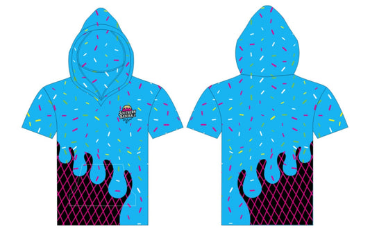 Ice Cream Drip Hoodie - Blue