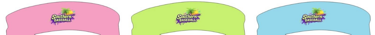 Southern Baseball Spring Break Headbands