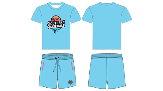 Southern Baseball 2-Piece Set (T-Shirt & Shorts)