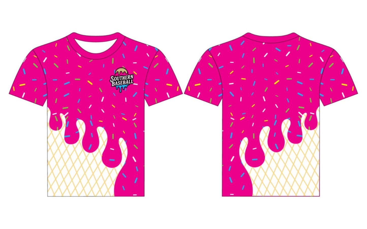 Ice Cream Drip Shirt - Pink